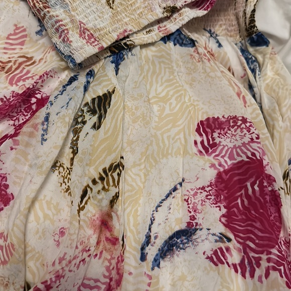 Free People Women Boho Style Asymmetric Handkerchief Hem Fly Away Midi Skirt XS - Picture 7 of 7